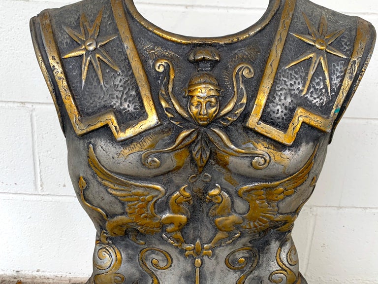 Grand Tour Model of a Roman Breast Plate, Museum Mounted For Sale at