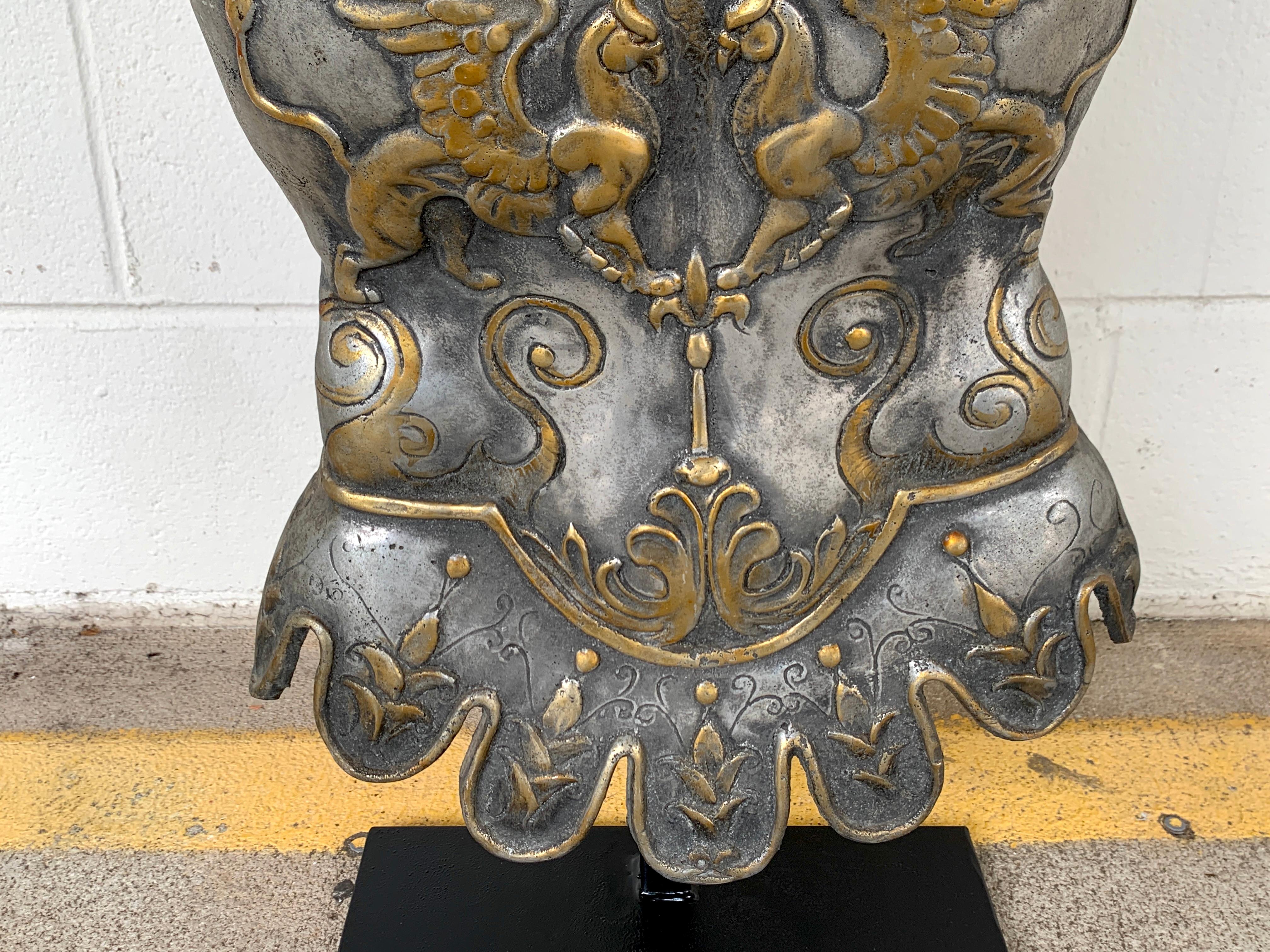 Grand Tour Model of a Roman Breast Plate, Museum Mounted In Good Condition In West Palm Beach, FL
