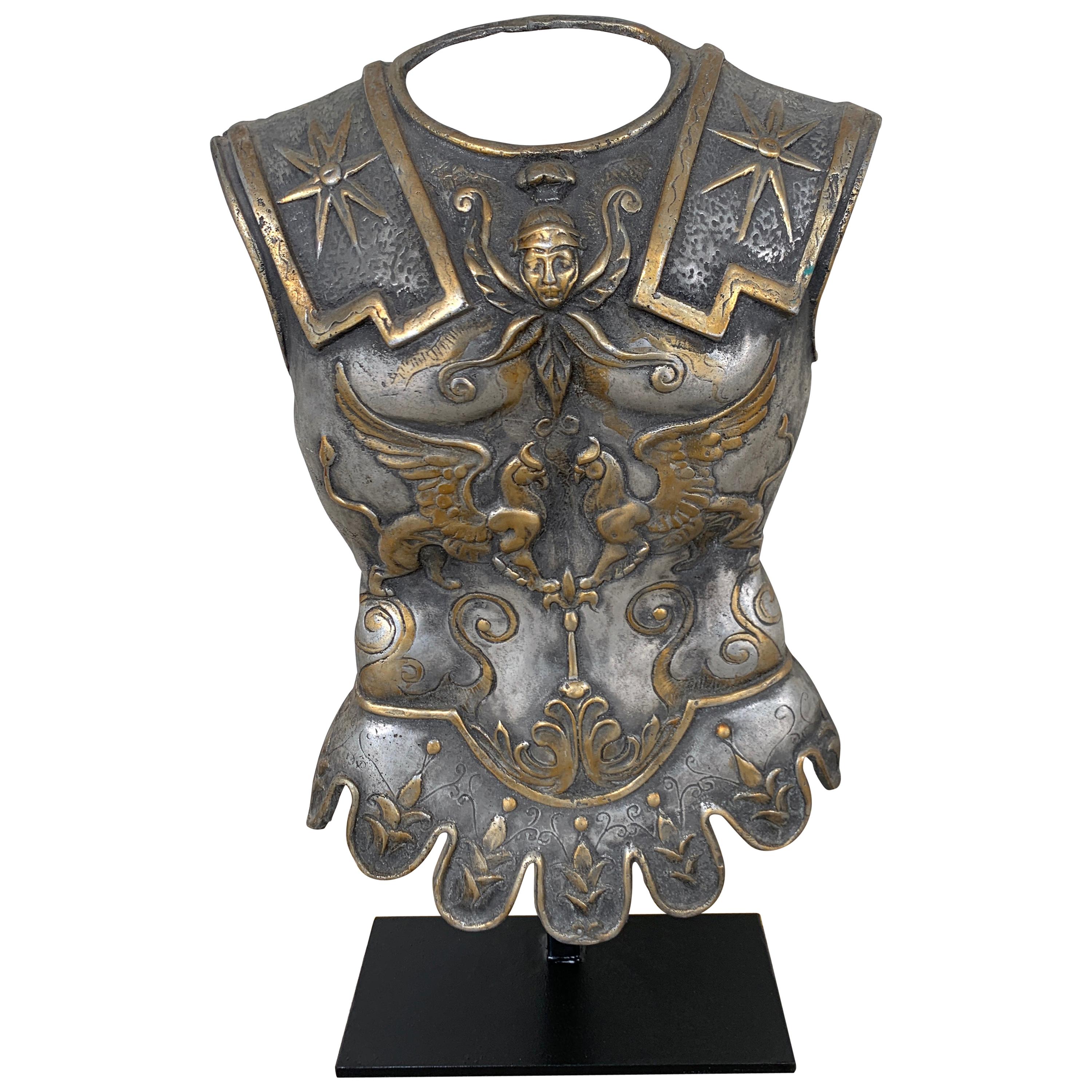 Grand Tour Model of a Roman Breast Plate, Museum Mounted For Sale