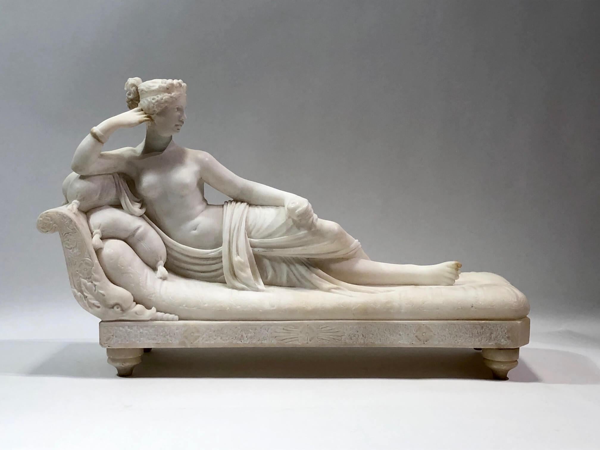 Grand Tour Model of Pauline Borghese as Venus Victrix after Canova 9