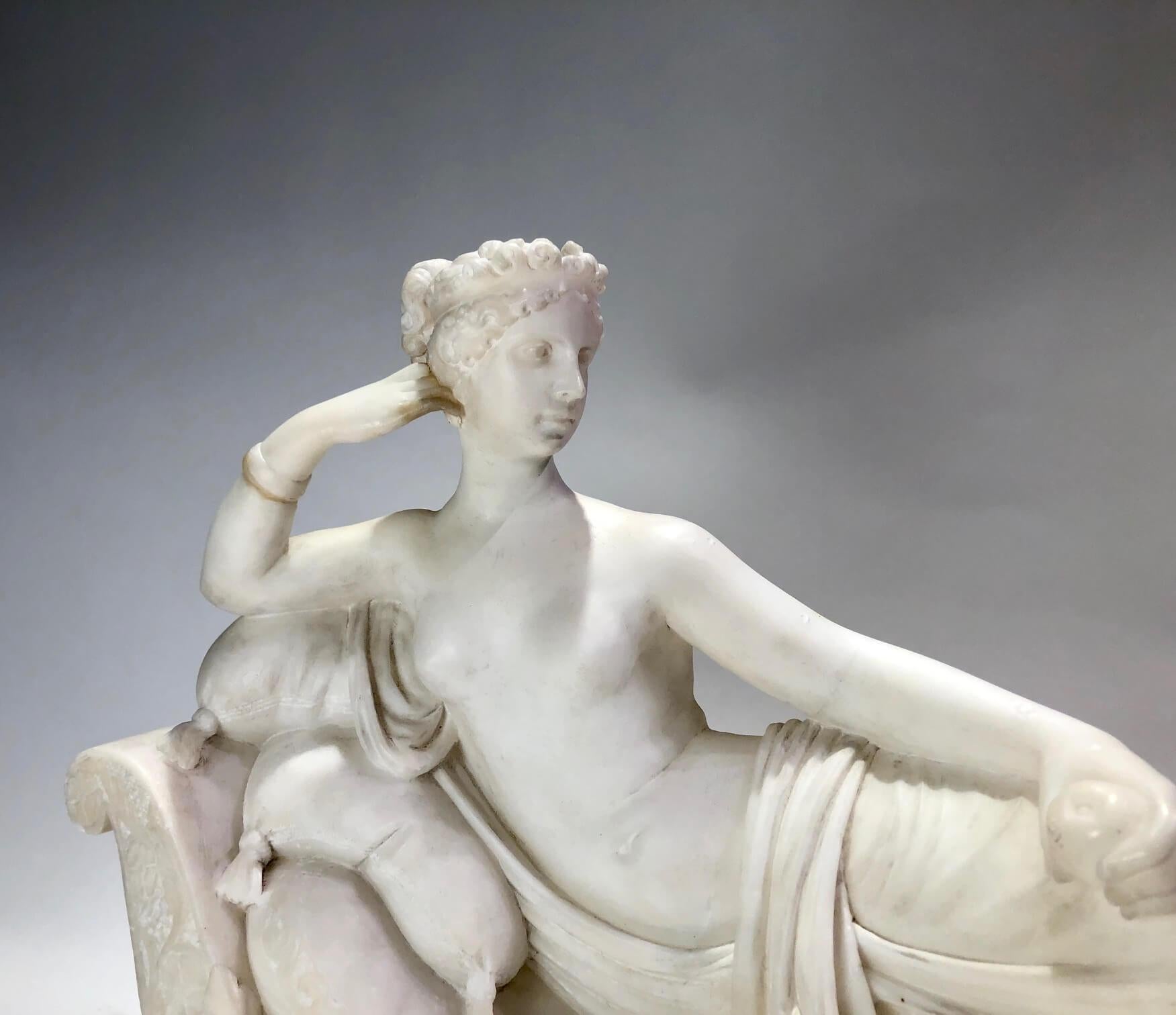 Grand Tour Model of Pauline Borghese as Venus Victrix after Canova In Good Condition In Kinderhook, NY