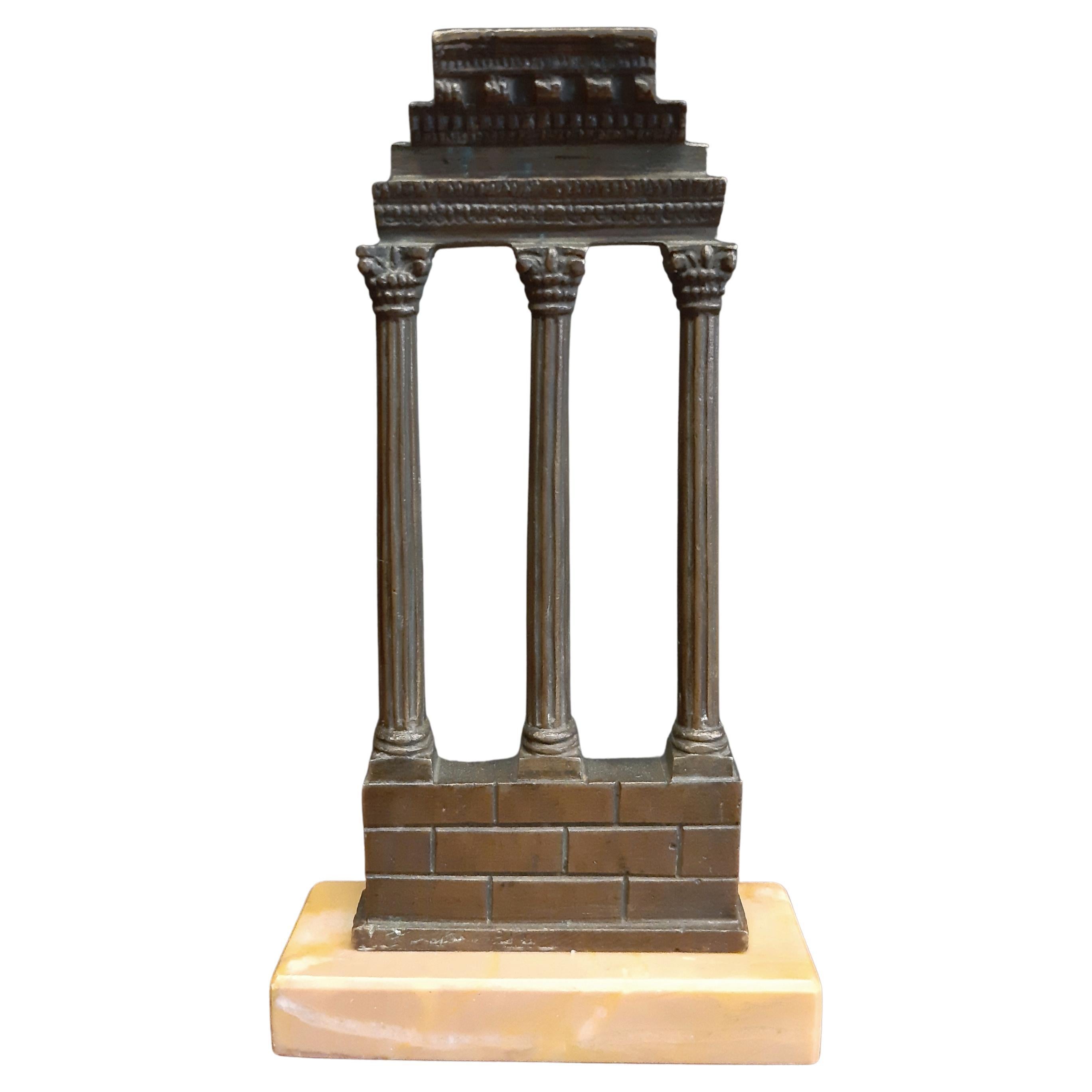 Grand Tour Model of the Temple of Castor and Pollux , Roman Forum