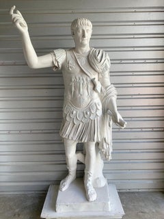 Grand Tour Monumental Statue of Emperor Trajan Statue after Andremichel