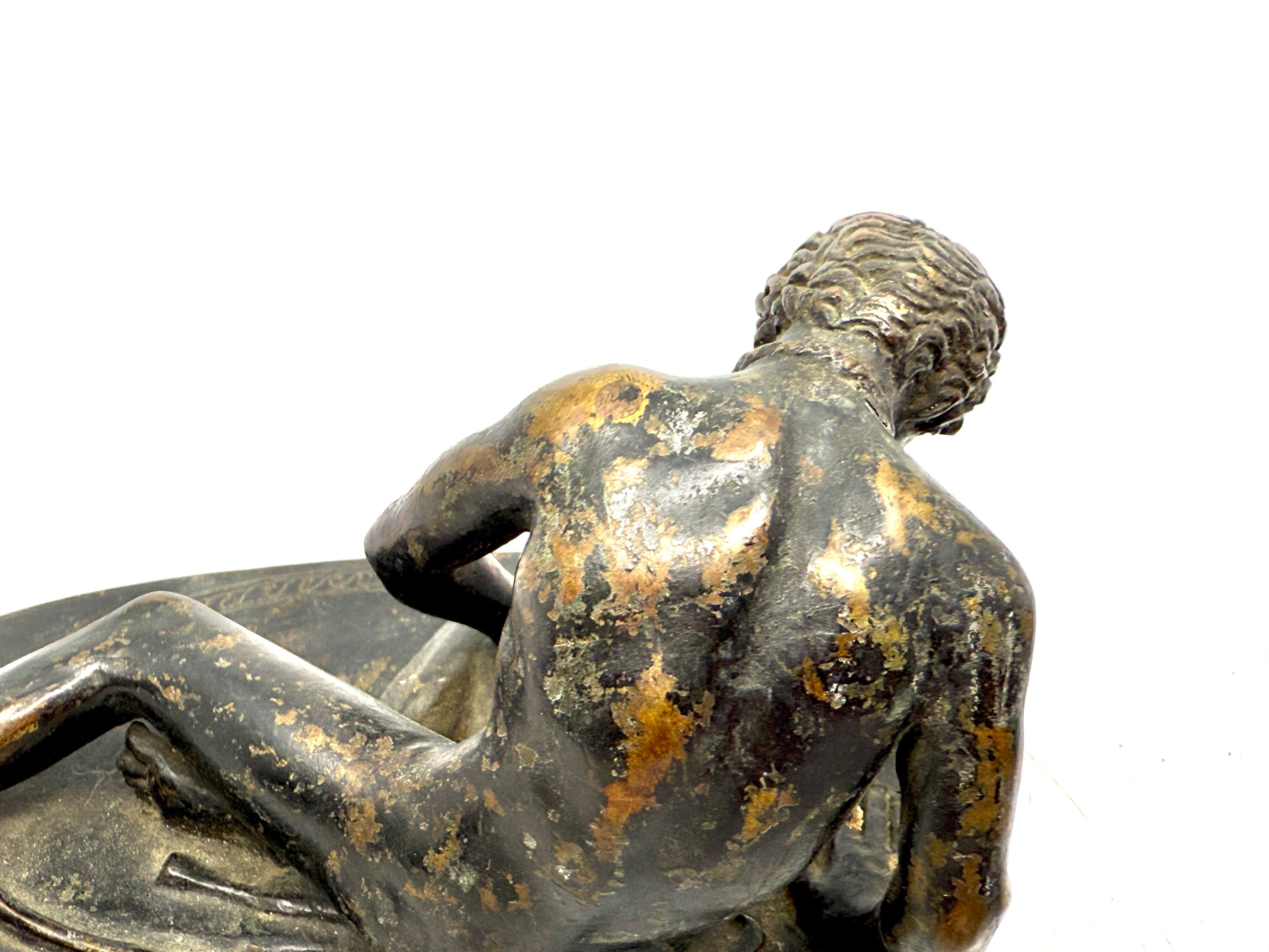 Bronze néoclassique du Grand Tour du Gaul mourant en vente 1