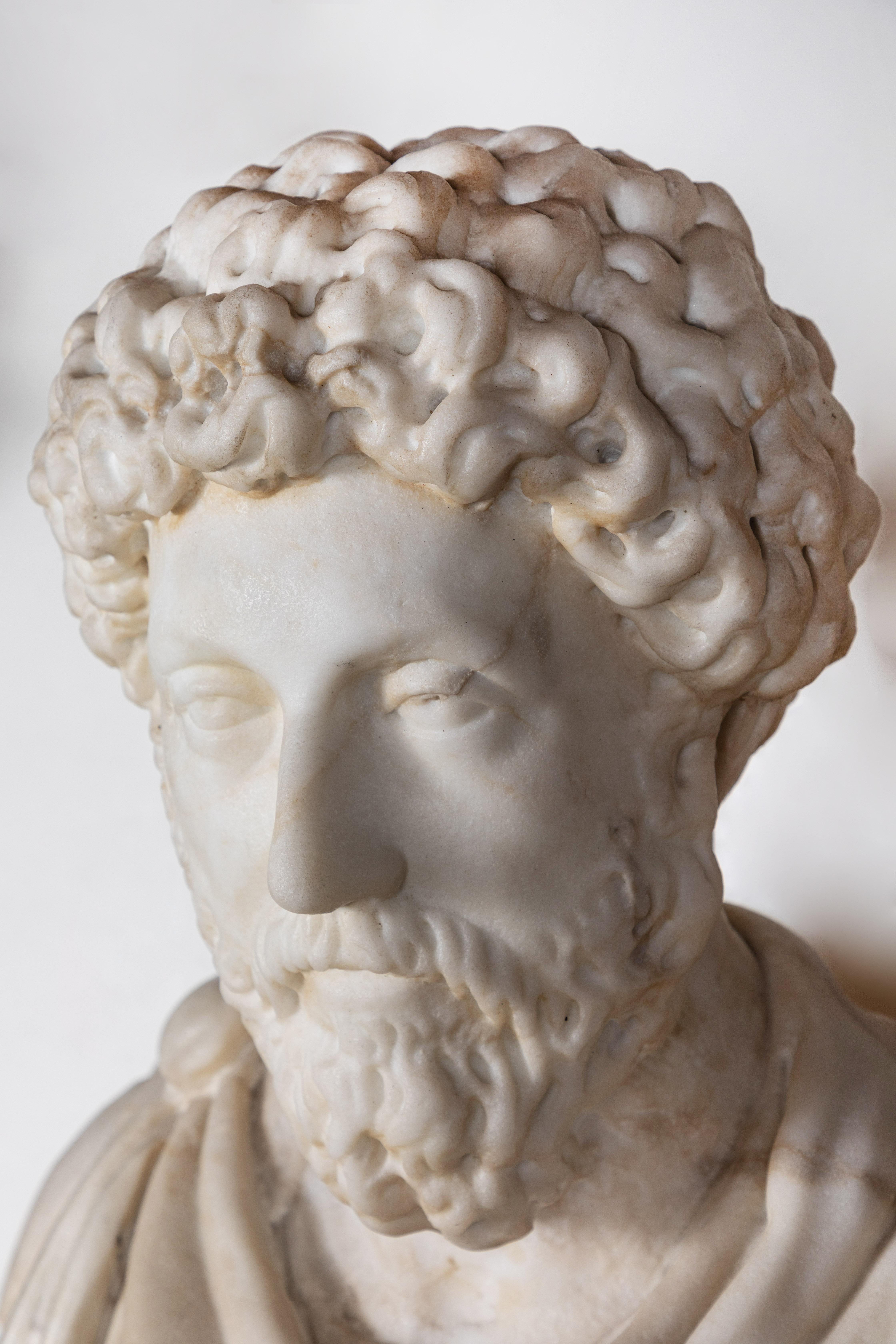 Italian Grand Tour Period, Marble Bust