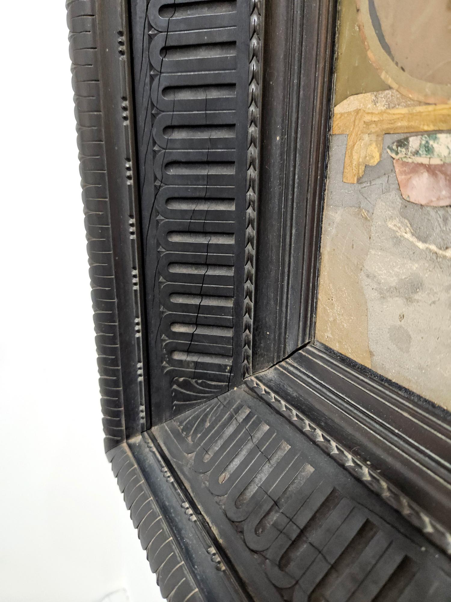Grand Tour Pietra Dura Plaque of Cavaliers Drinking in a Cellar, Florence c.1885 For Sale 3