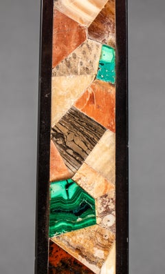 Grand Tour Pietra Dura Stone Obelisks