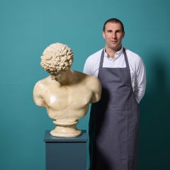 Grand Tour Plaster Bust of Hermes