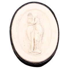 Grand Tour Plâtre Camée Taille-douce Portrait du 19e siècle