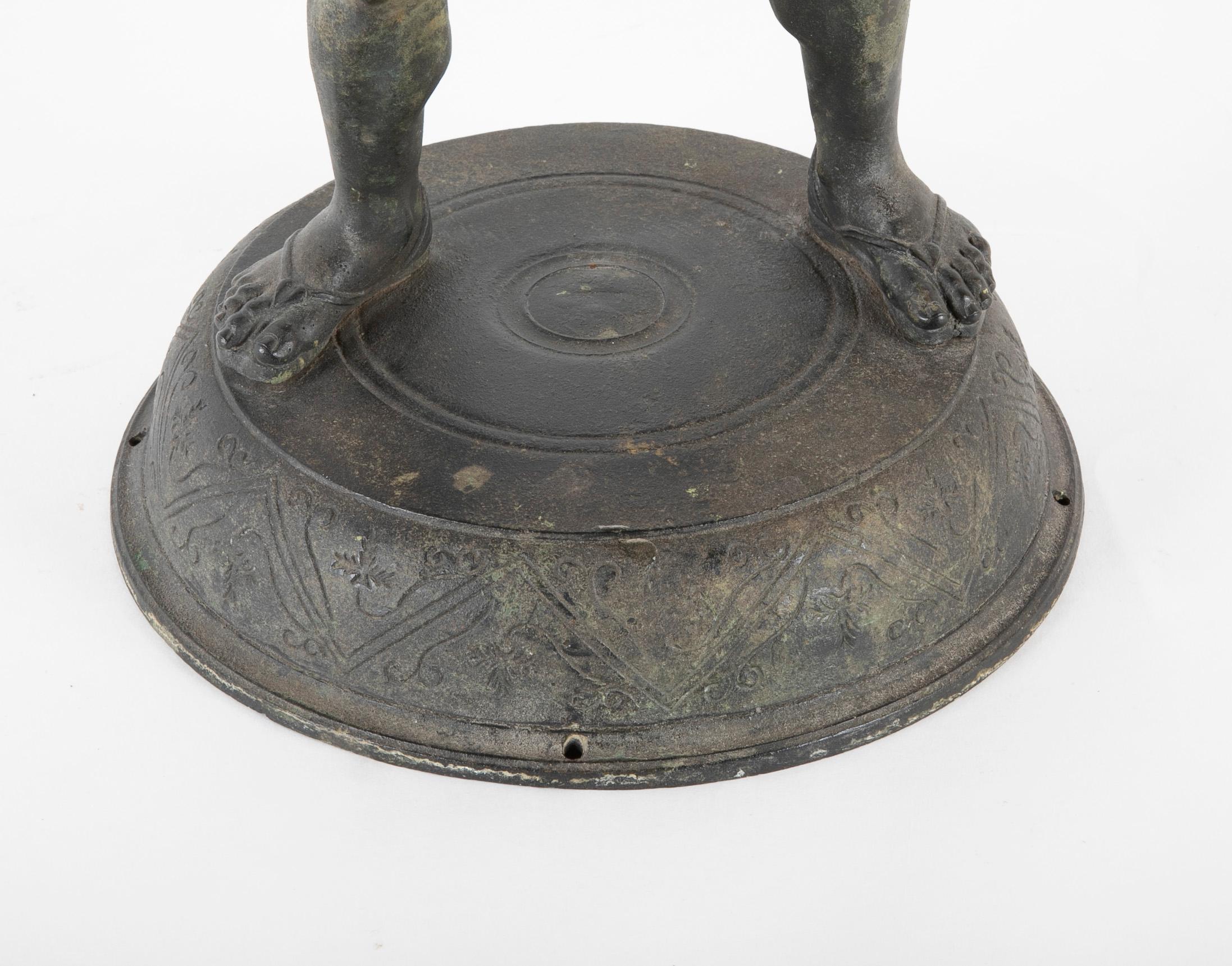 italien Grand Tour Pompeii Bronze de Silène, dieu grec du vin en vente