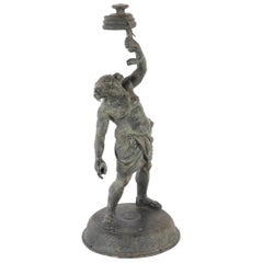 Grand Tour Pompeii Bronze of Silenus, Greek God of Wine