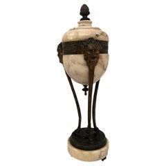 Grand Tour, Roman Style Carved Marble Urn