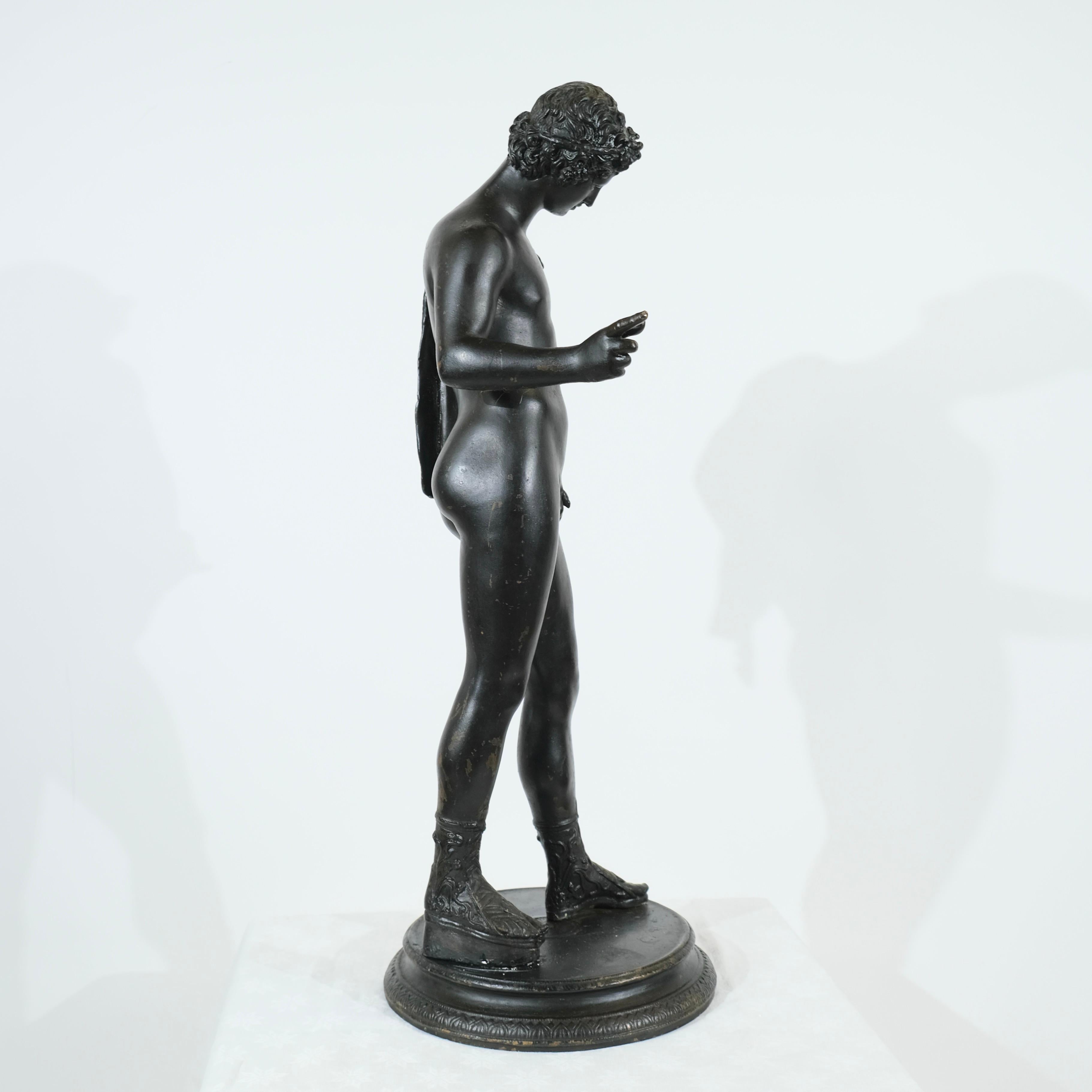 Scultura Grand Tour di Narciso, XIX sec. In condizioni buone in vendita a Stockholm, SE