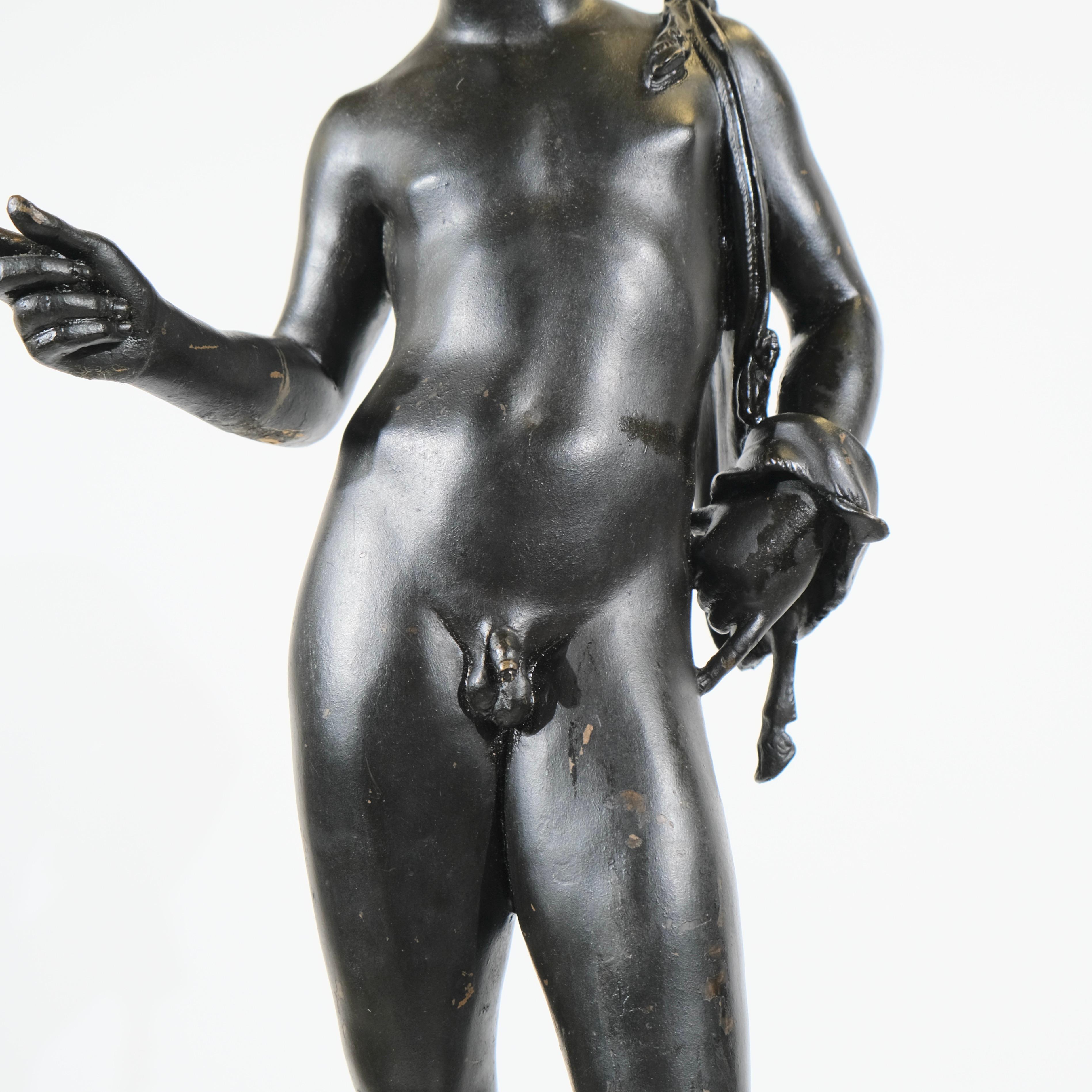 Bronzo Scultura Grand Tour di Narciso, XIX sec. in vendita