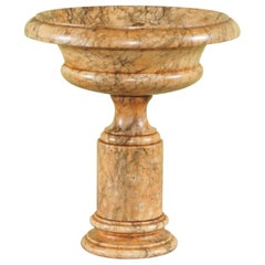 Grand Tour Sienna Marble Tazza on Plinth