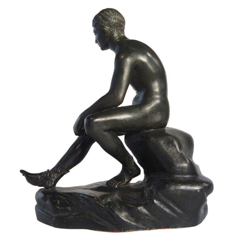 Grand Tour Souvenir Table-Top Bronze "Mercury" after the Antique For Sale
