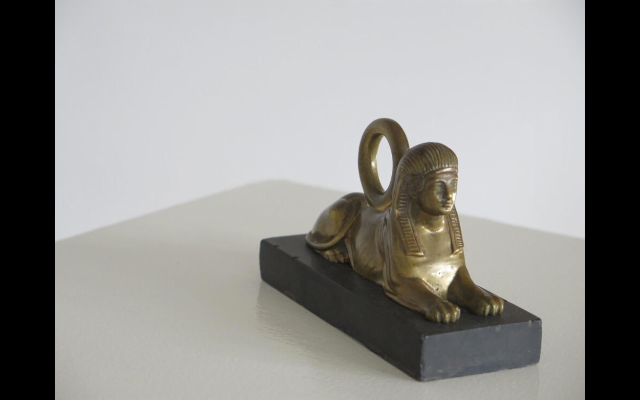 Grand Tour Statue of a Sphinx For Sale 1