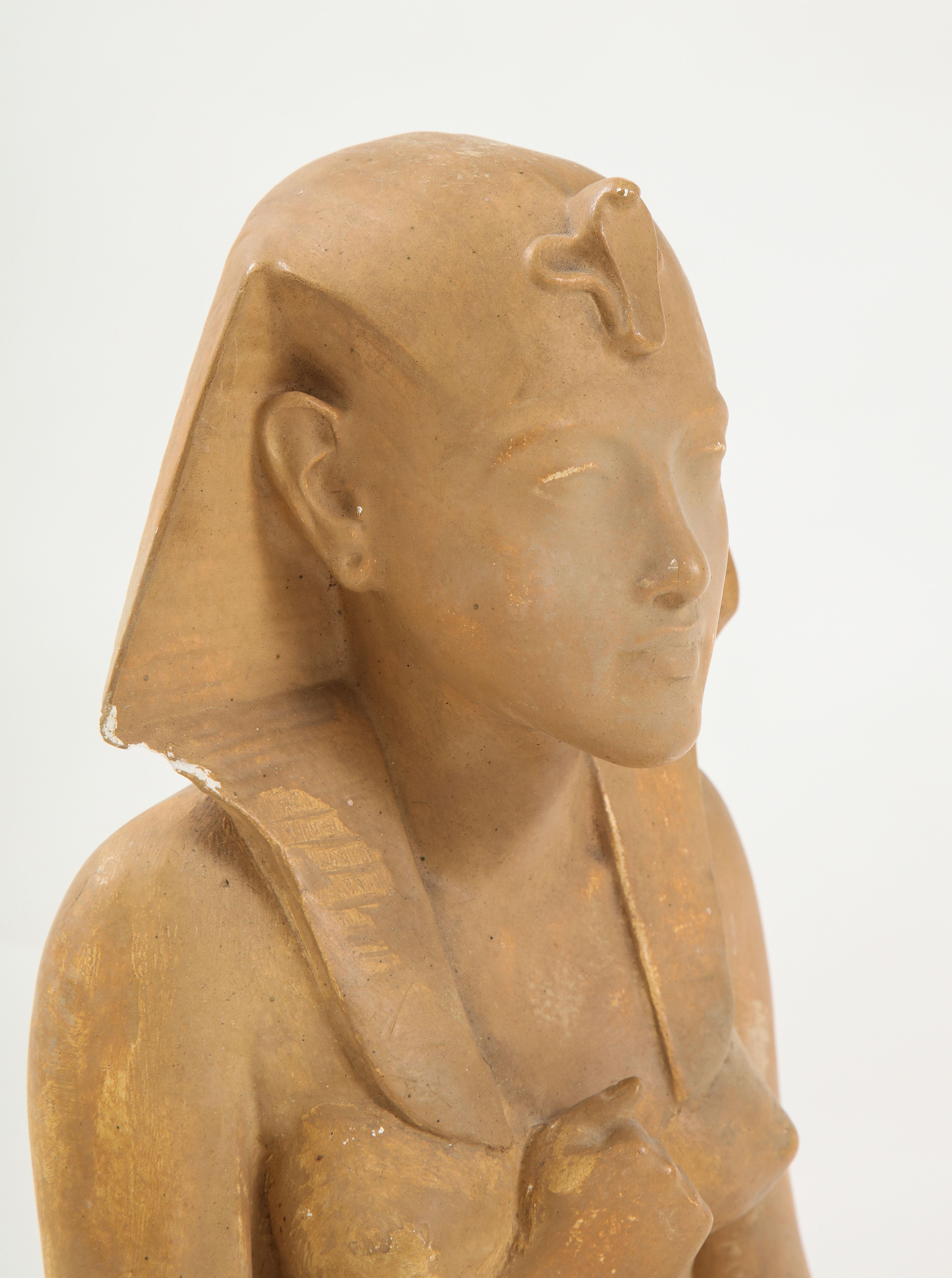 Statue du Grand Tour du Pharaon Hatshepsut d'après l'ancien modèle Bon état - En vente à Montreal, QC