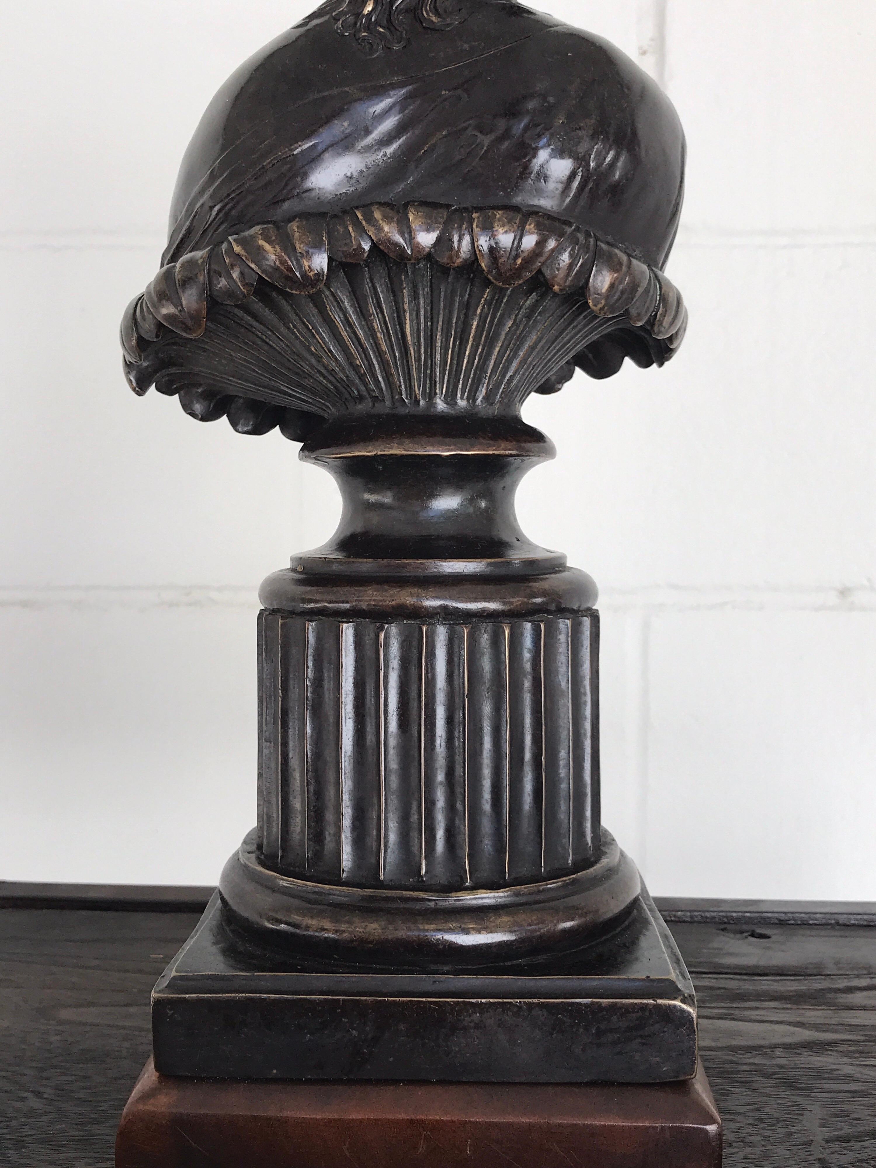Grand Tour Style Bronze Bust of Clytie For Sale 3