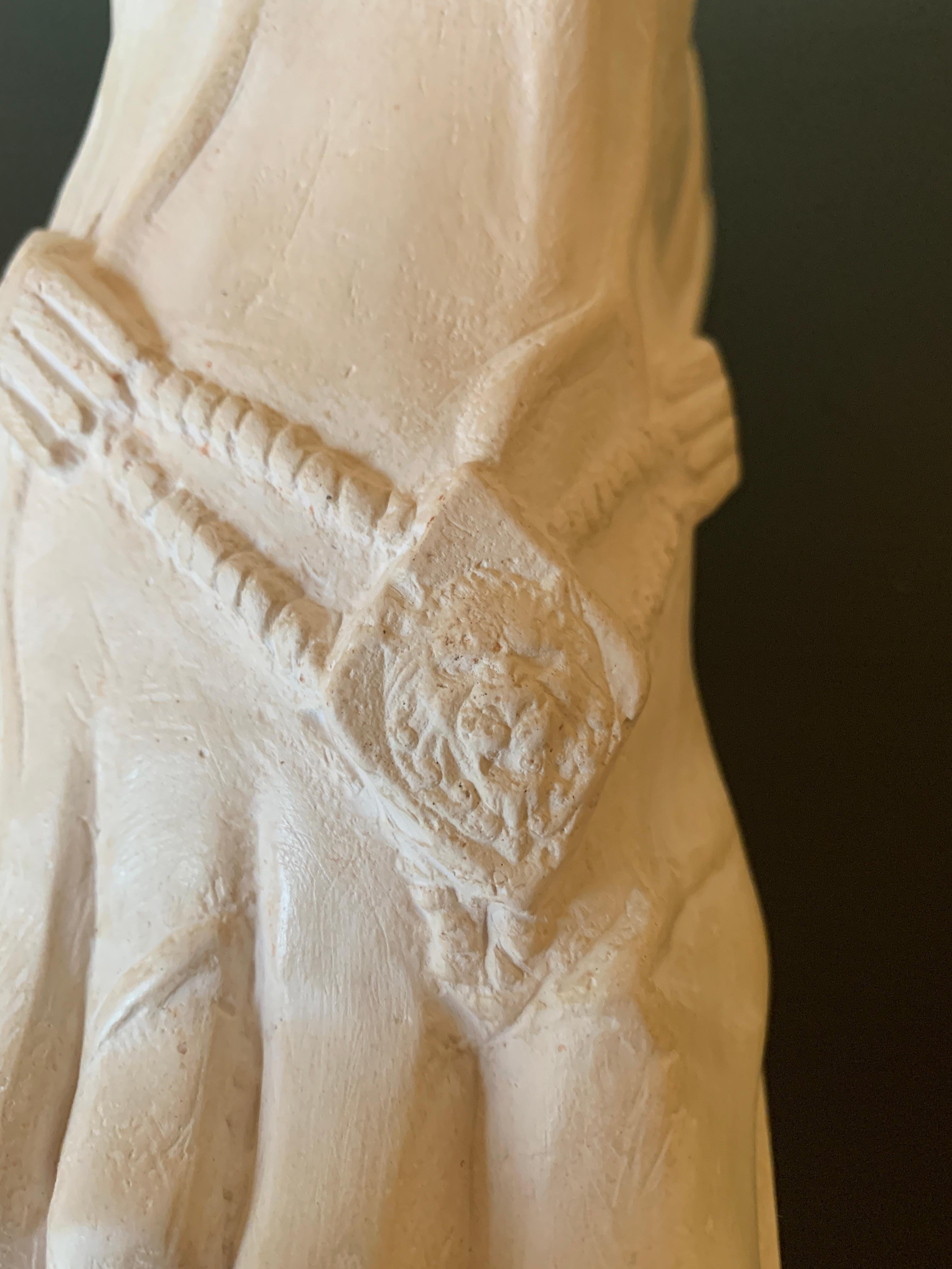 Sculpture de pied en plâtre grec ou romain de style Grand Tour en vente 7