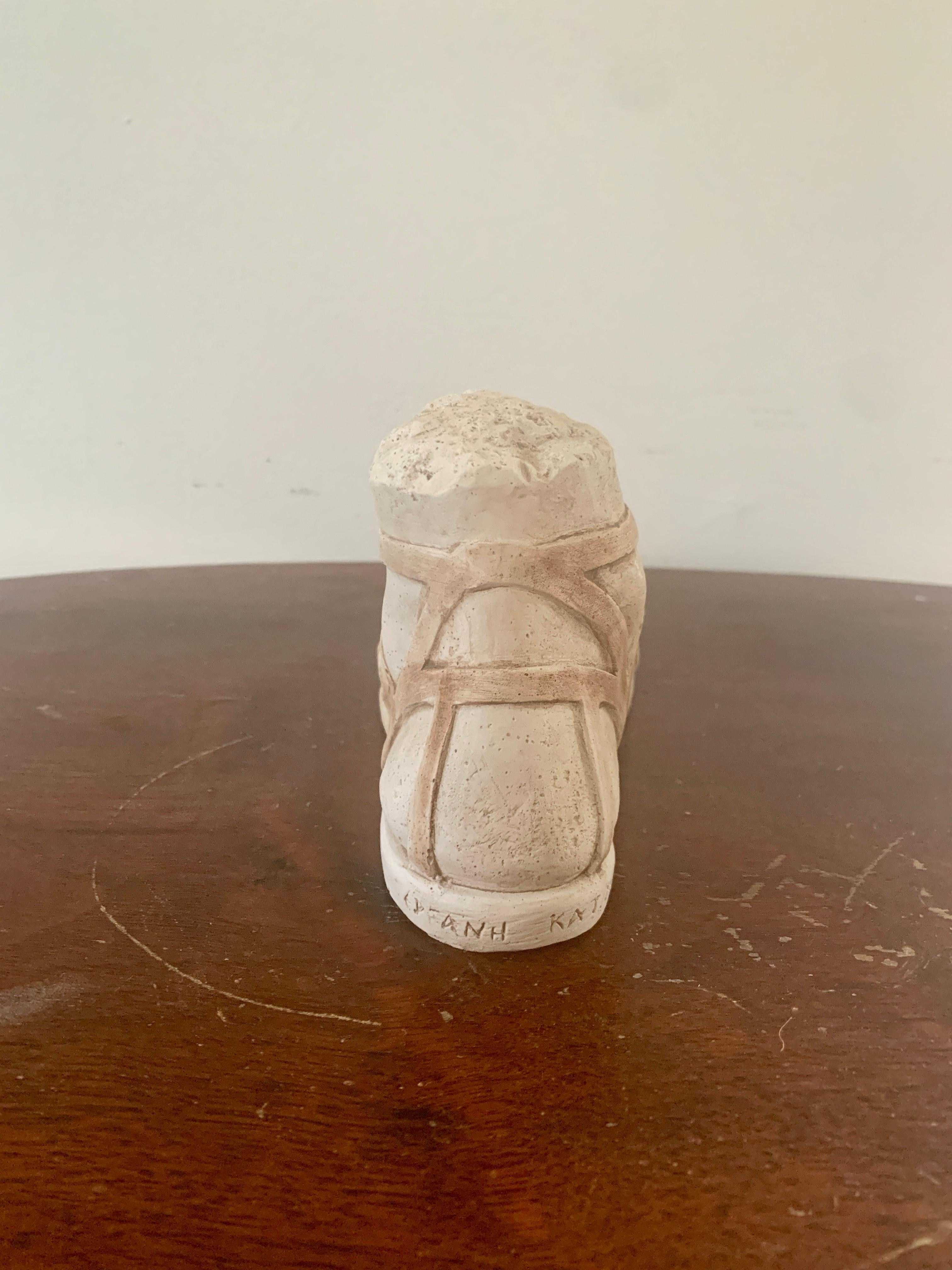 Grand Tour Style Greek Plaster Foot Sculpture For Sale 1