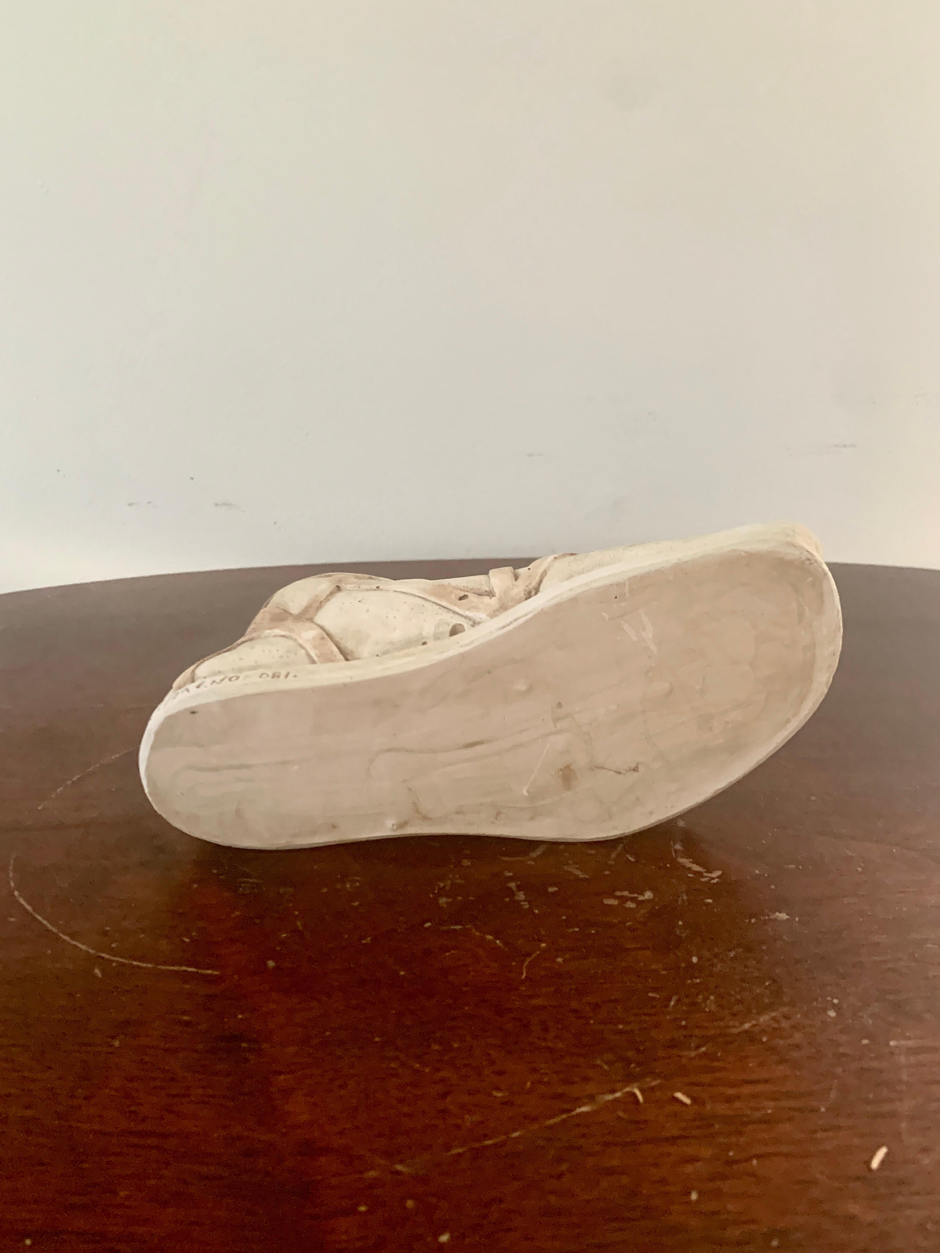 Grand Tour Style Greek Plaster Foot Sculpture For Sale 1