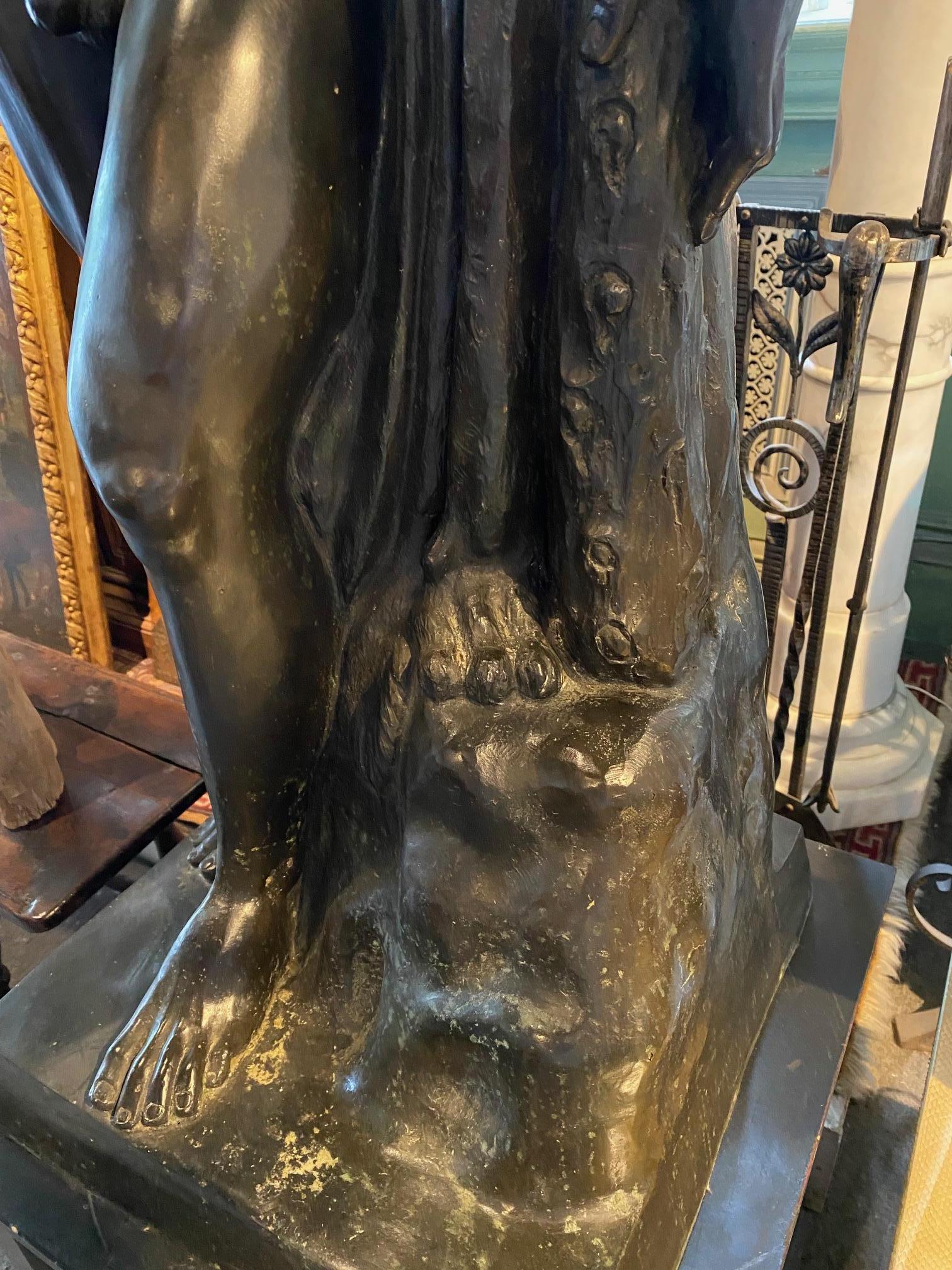 Grand modèle en bronze du Grand Tour  Farnese Hercule en vente 1