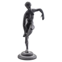 Grand Tour Style Nude Woman Cast Iron Sculpture