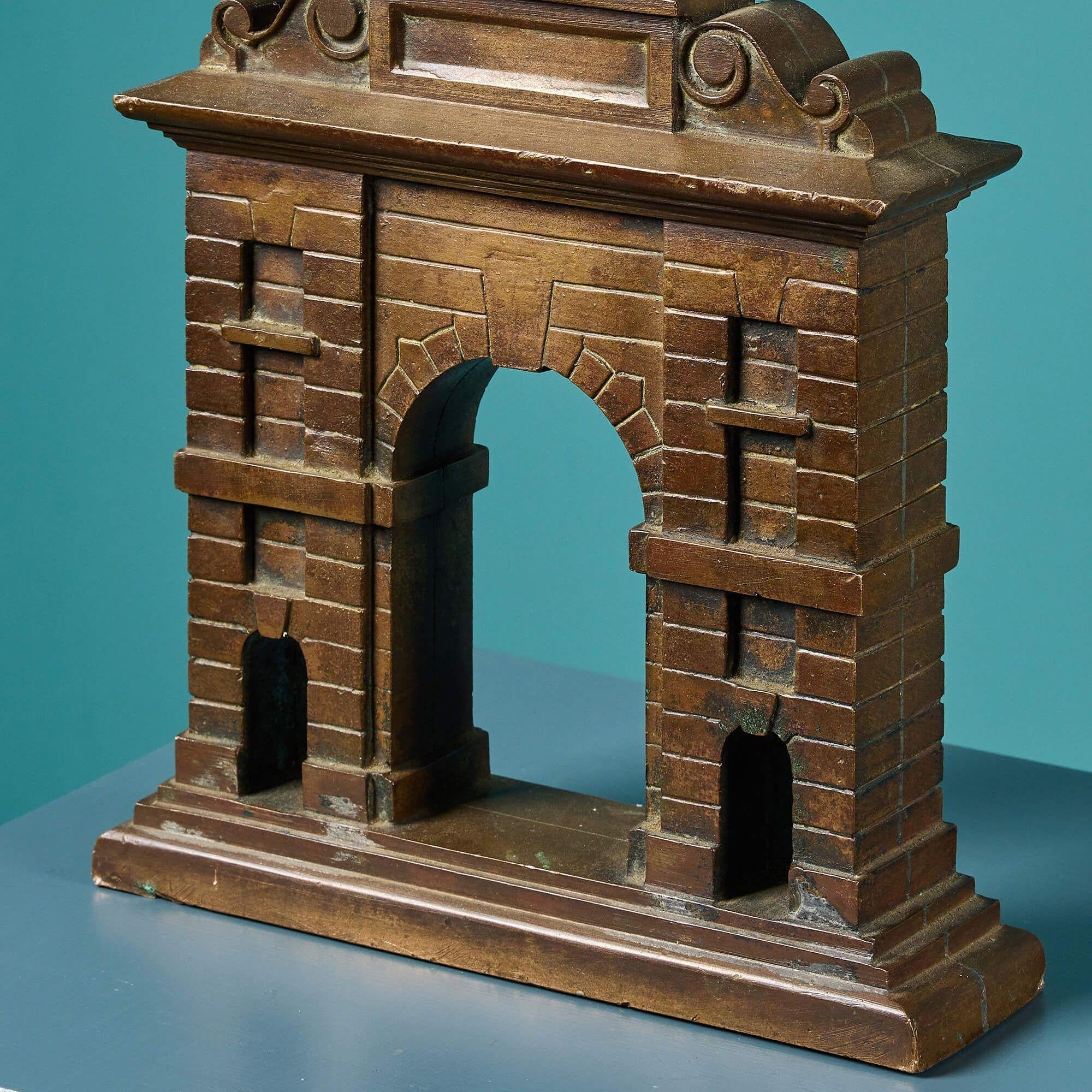 Grand Tour Style Scale Architectural Model of an Archway In Good Condition For Sale In Wormelow, Herefordshire