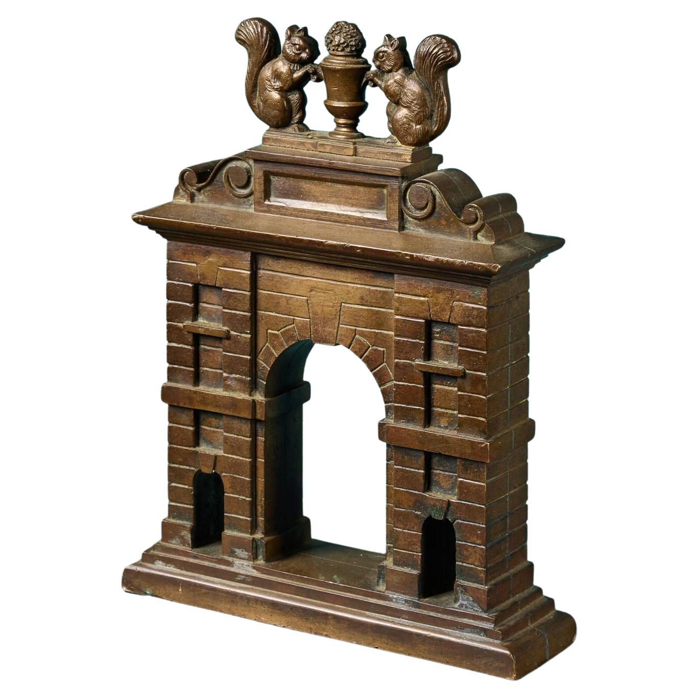 Grand Tour Style Scale Architectural Model of an Archway For Sale