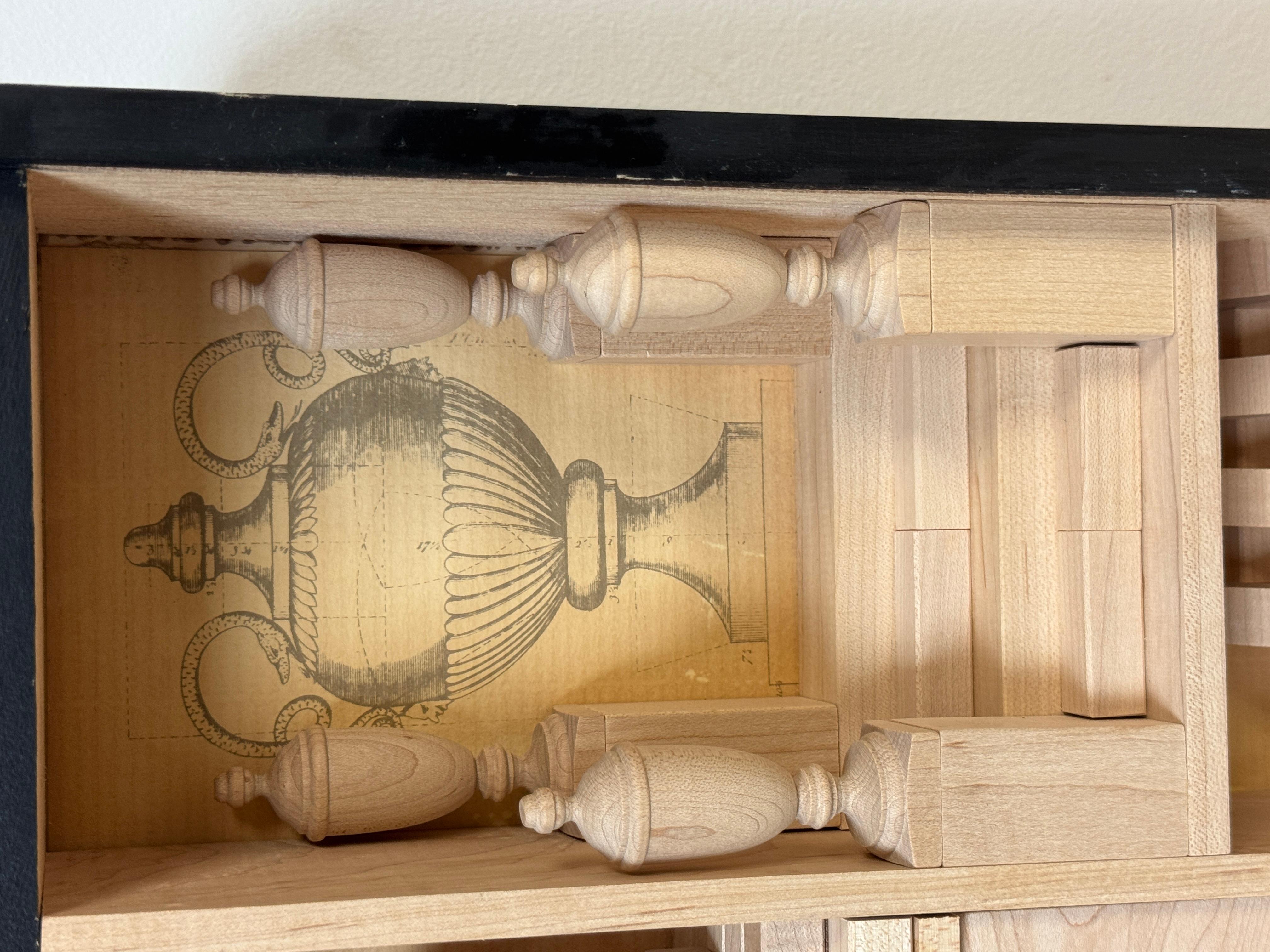 Italian Grand Tour Style Shadow Box, depicting,  6 Architectural  example vignettes For Sale