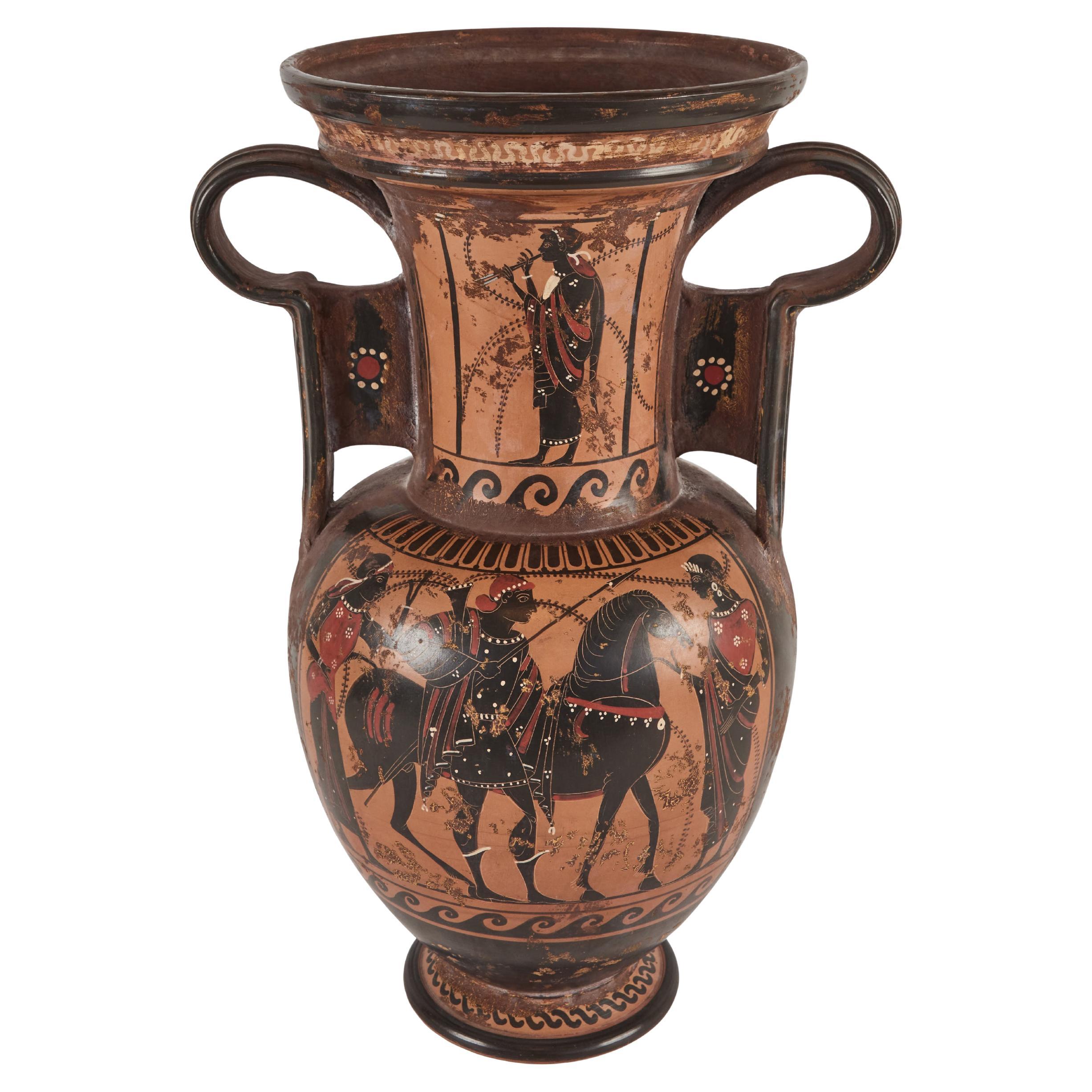 Grand Tour Terracotta Amphora Vase For Sale
