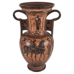 Antique Grand Tour Terracotta Amphora Vase