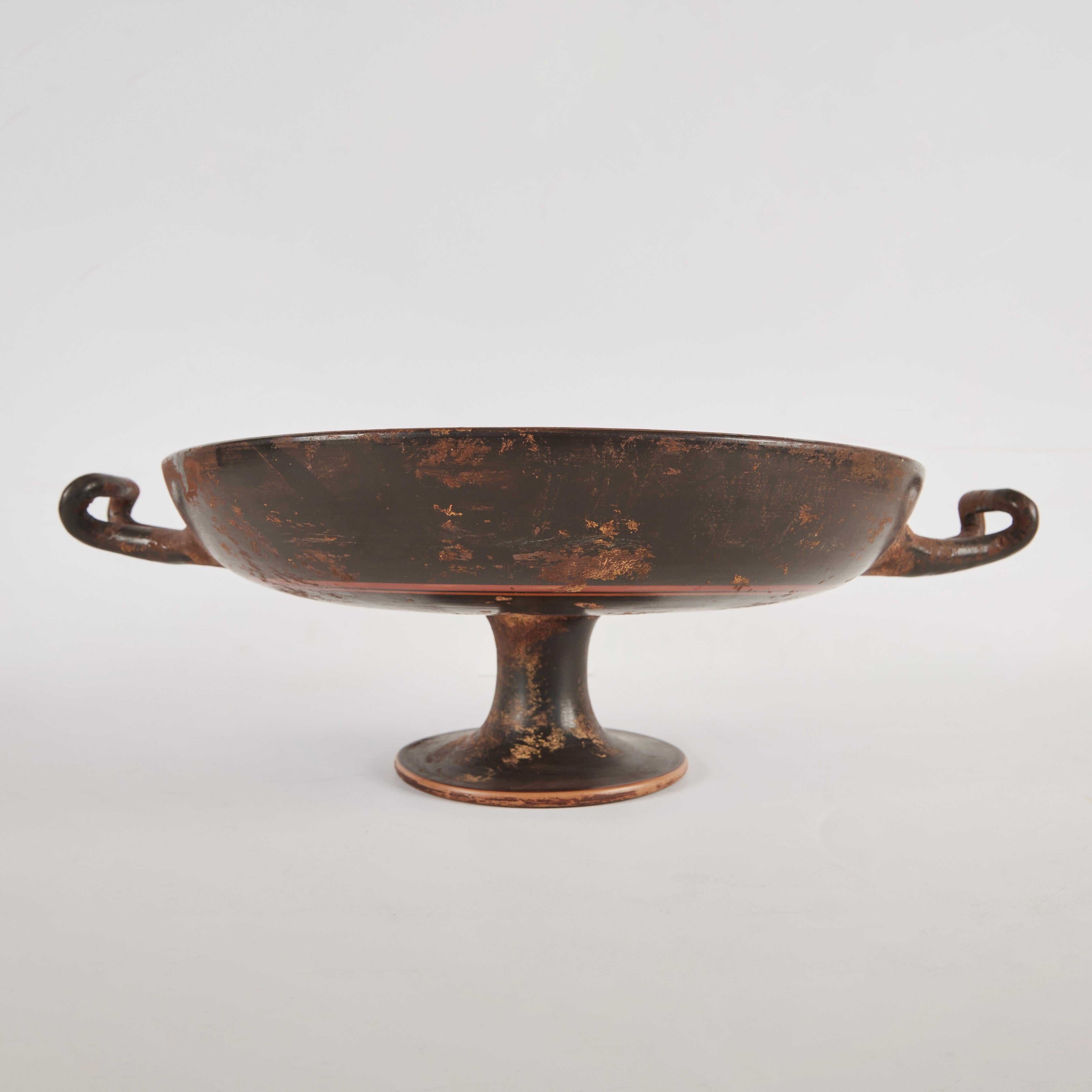 Italian Grand Tour Terracotta Kylix Tazza For Sale