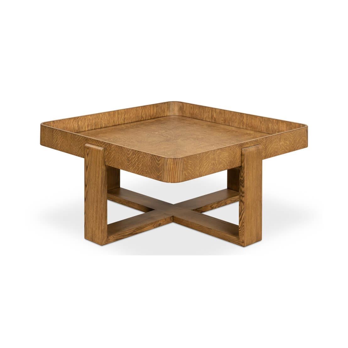 Modern Grand Traytop Cocktail Table For Sale