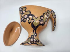 Asymmetrical Covered Vase by Gabrielle Mackiewicz, France, Circa 1960