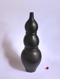 Grand Vase Noir par A Gomez