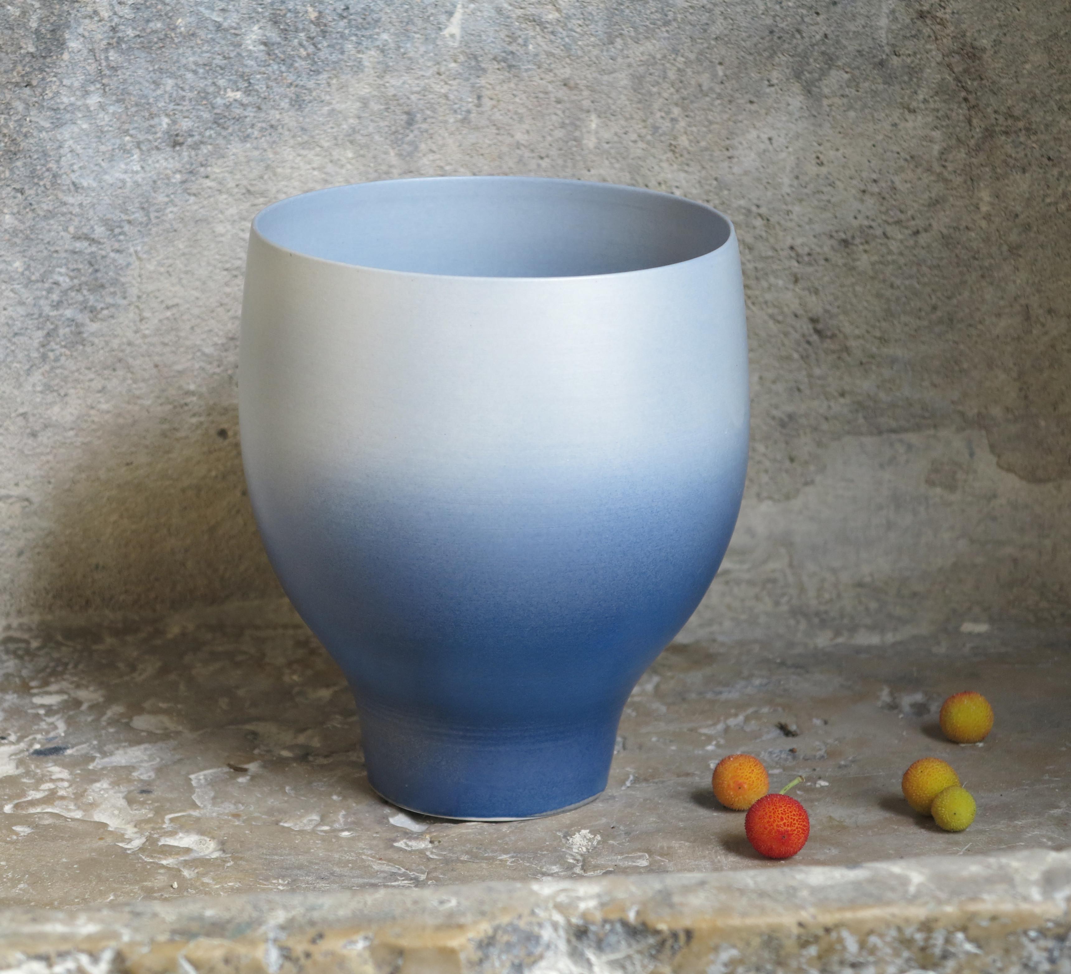 Modern Grand Vase Rothko Inspiration by Cica Gomez For Sale