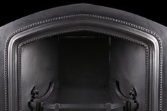 Grand Victorian Neo Gothic Fireplace Register Grate Insert, circa 1850