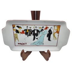 Grand Vide Poche by Maxim's Porcelaine de Paris, Art Nouveau Style