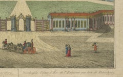 Grand View of Tsarskoye Selo Palace St. Petersburg – Optical Print c.1780