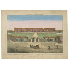 Grand View of Tsarskoye Selo Palace St. Petersburg - Optischer Druck um 1780