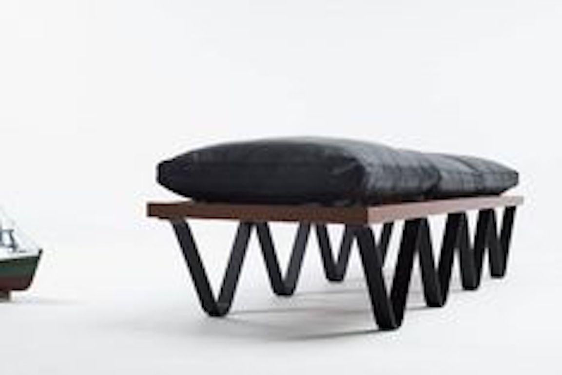 Scandinavian Modern Grand Vague Bench