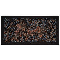Großer Wandteppich von Celestin Kabuya und G. de Wit