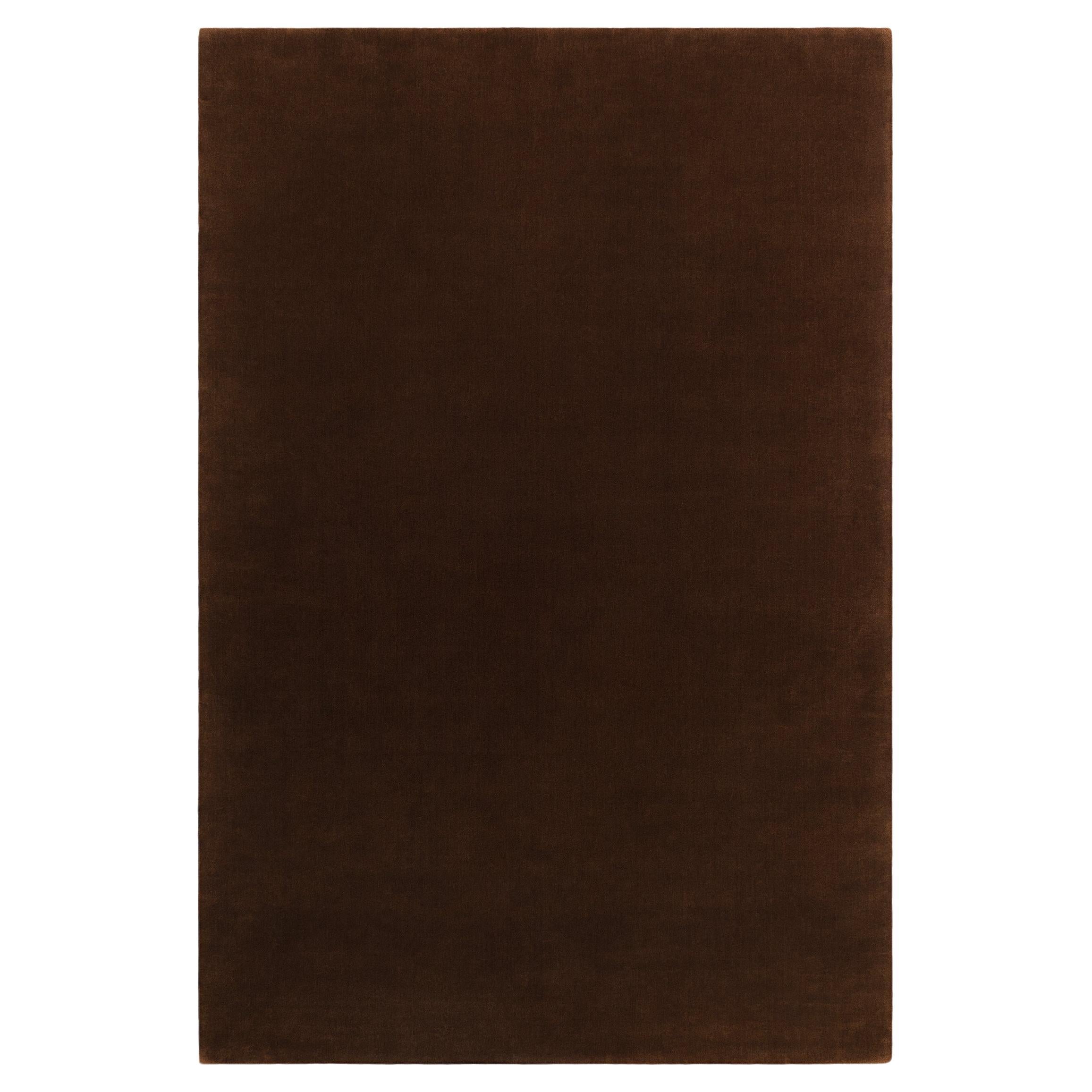 Grand Walnut, Wool Cut Pile Rug For Sale