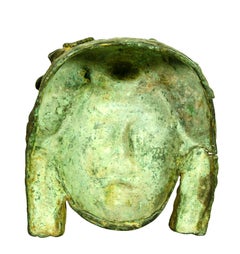 Grand Tour Bronze Bust of Bacchus