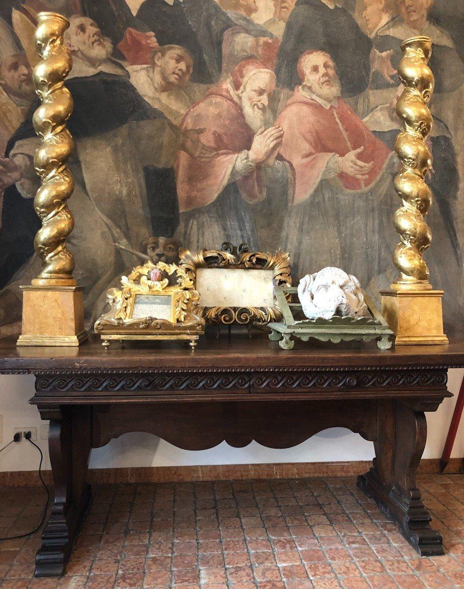 Grande Affresco Italiano Inizio 1700 Padri Domenicani di Francesco Malcotto in vendita 5