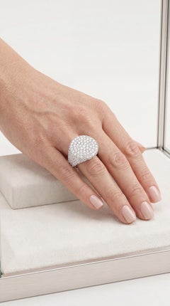 Grande Anello pave Diamanti 7.23ct