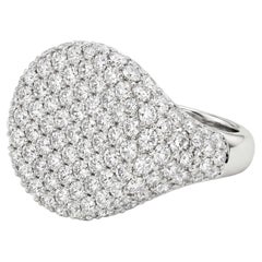 Grande Anello pave Diamanti 7.23ct