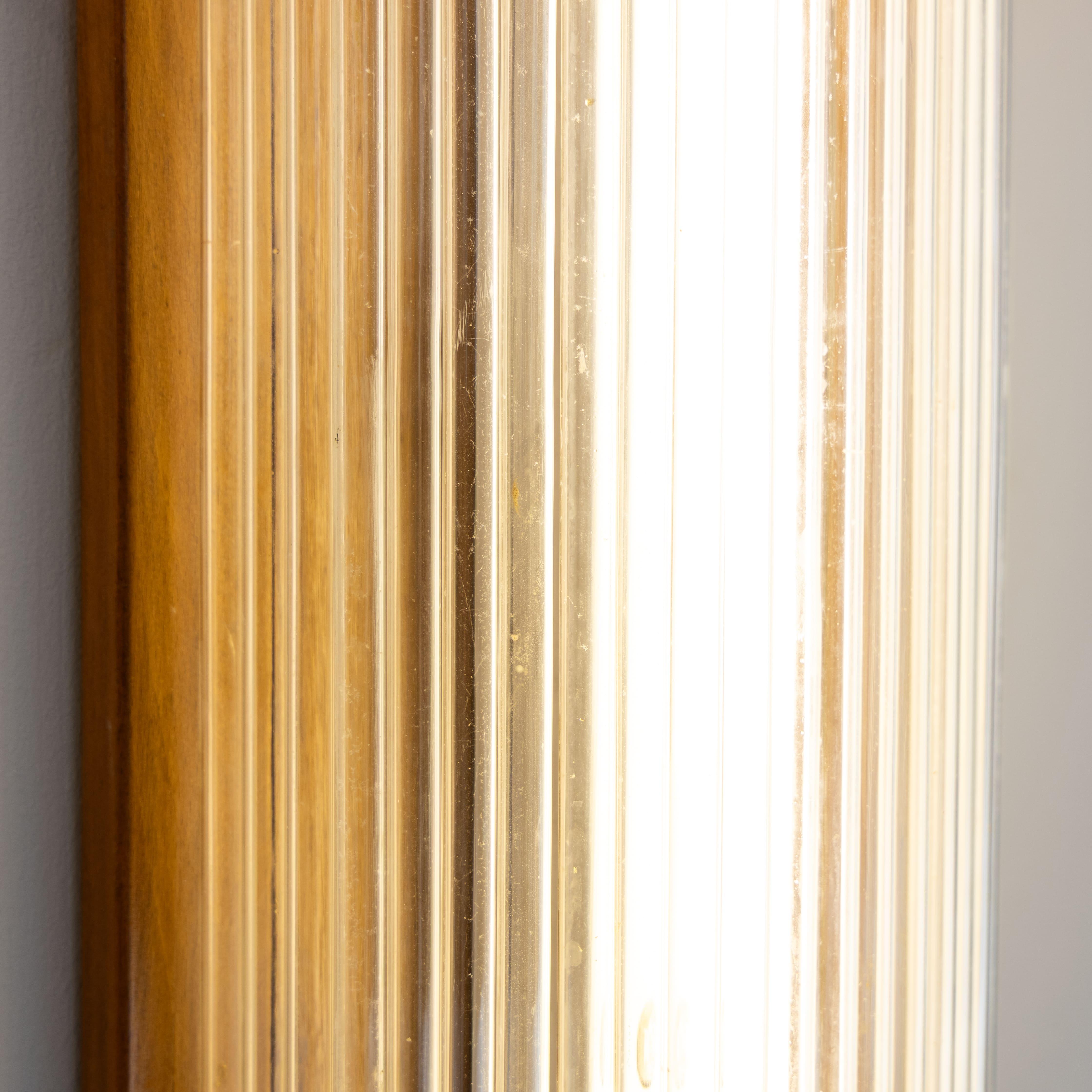 Gran aplique Art Déco, bastones de cristal, años 30 en venta 1